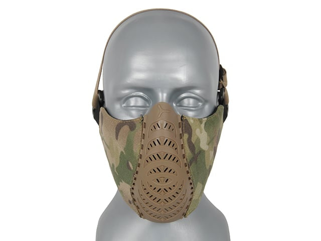 Maschera a mezza faccia Multicamo di FMA
