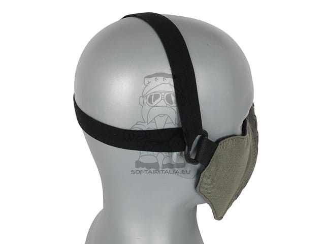 Maschera a mezza faccia verde oliva di FMA