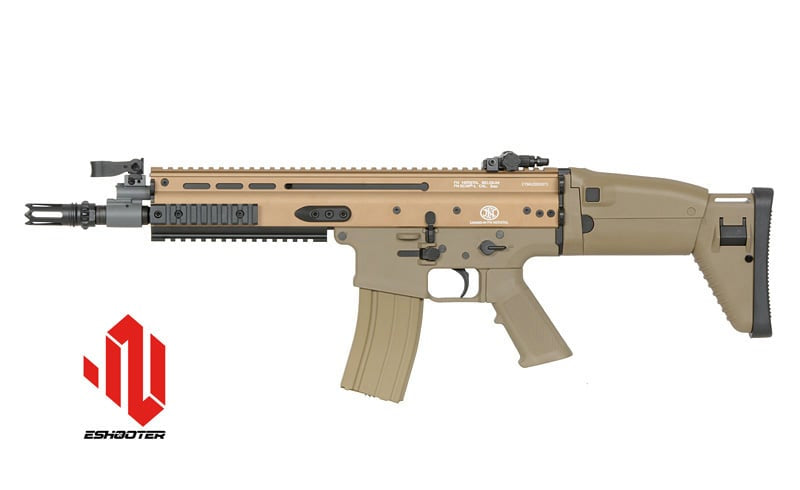 Fucile elettrico FN SCAR-L Tan con ETU di CYBERGUN