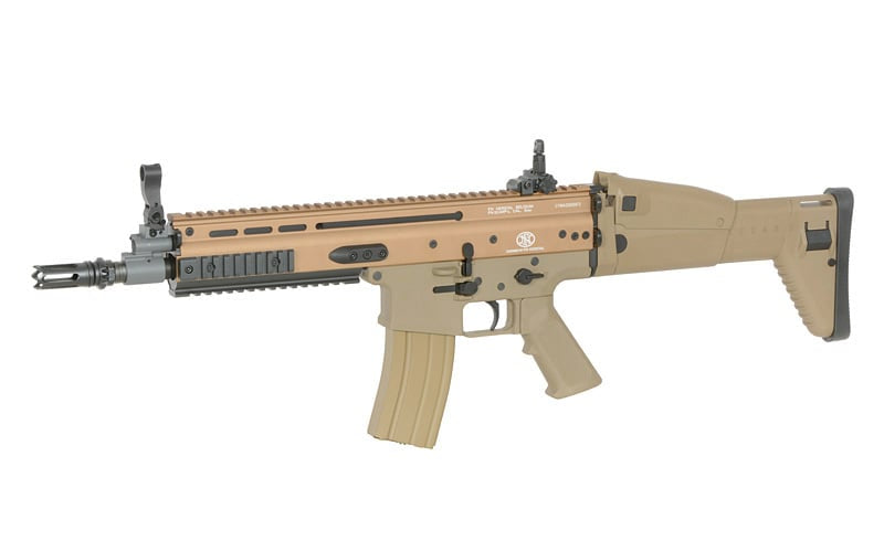 Fucile elettrico FN SCAR-L Tan con ETU di CYBERGUN