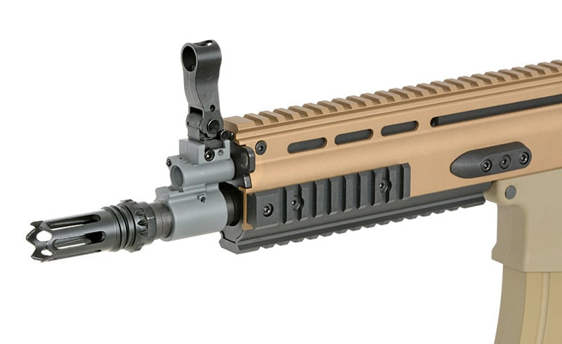 Fucile elettrico FN SCAR-L Tan con ETU di CYBERGUN