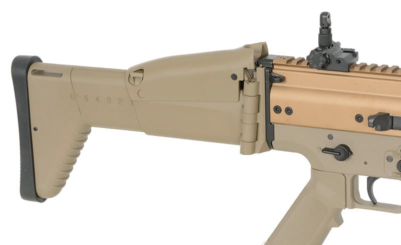 Fucile elettrico FN SCAR-L Tan con ETU di CYBERGUN