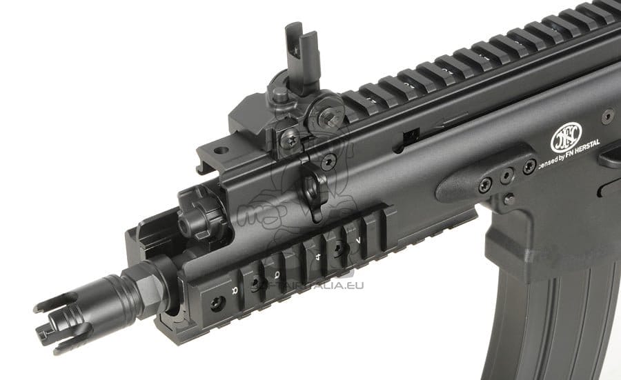 Replica FN SCAR-SC Subcarbine nera con ETU ESHOOTER GEN-2 di CYBERGUN