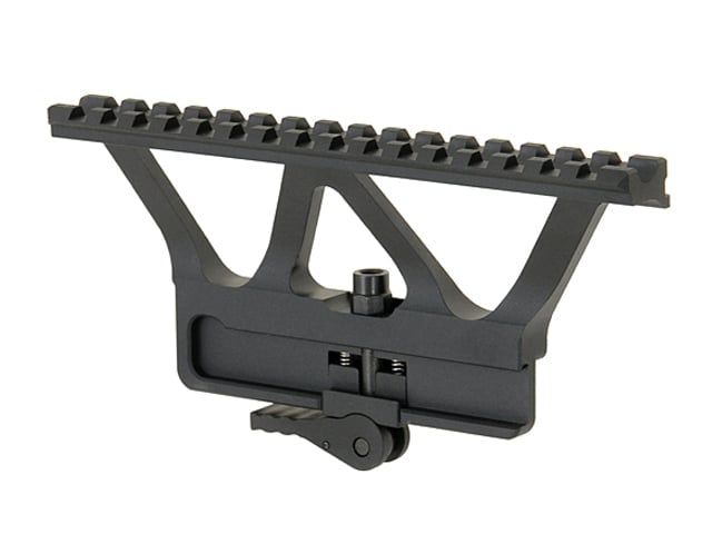 Supporto per ottica con rail per AK nero di M-ETAL