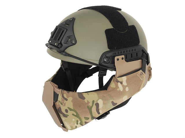 Protezione mandibolare per casco Multicam di FMA