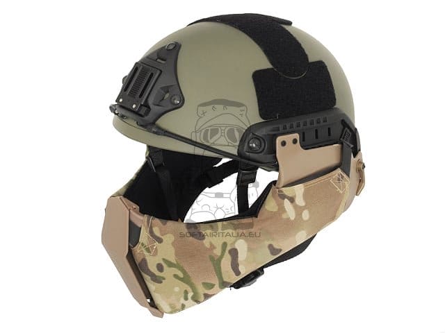 Protezione mandibolare per casco Multicam di FMA