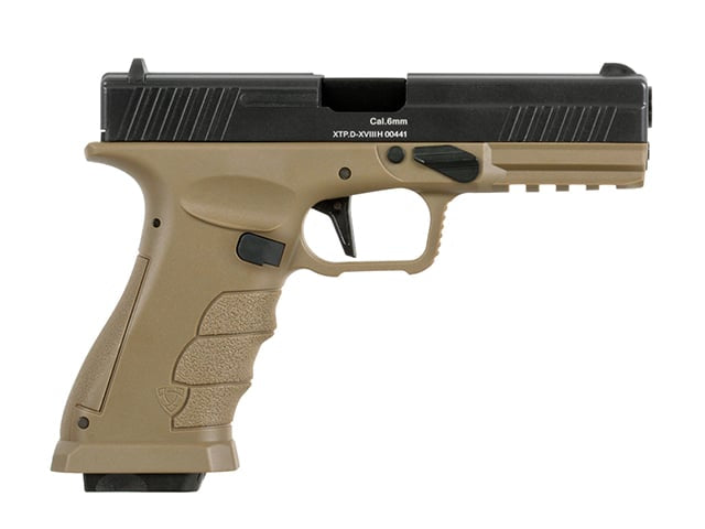 Pistola da addestramento XTP Xtreme Dark Earth di APS