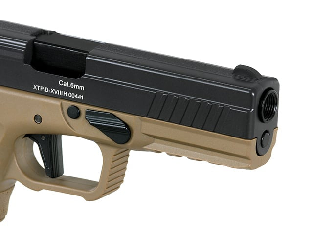 Pistola da addestramento XTP Xtreme Dark Earth di APS