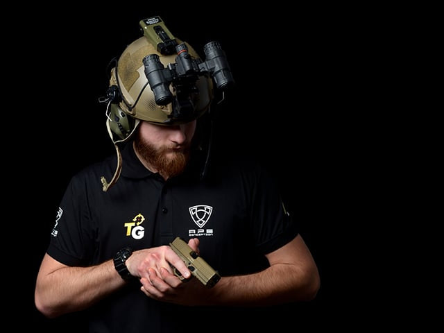 Pistola da addestramento XTP Xtreme Dark Earth di APS