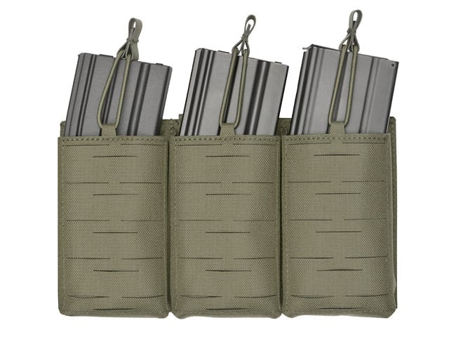 Pannello tattico laser-cut con 3 tasche AR15 Ranger Green di 8FIELDS