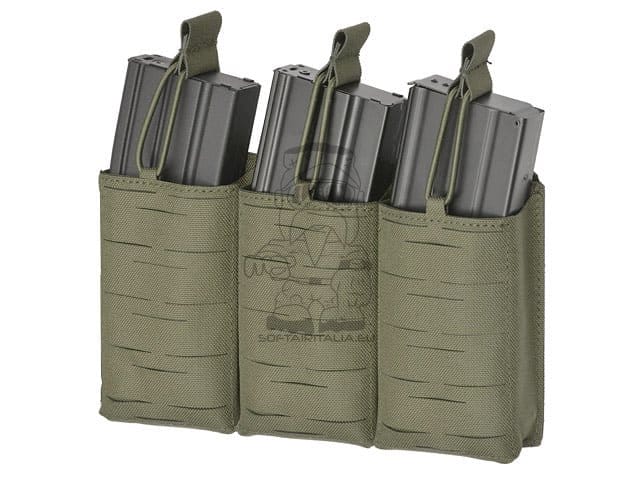 Pannello tattico laser-cut con 3 tasche AR15 Ranger Green di 8FIELDS