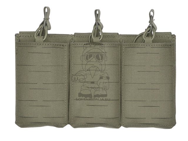 Pannello tattico laser-cut con 3 tasche AR15 Ranger Green di 8FIELDS