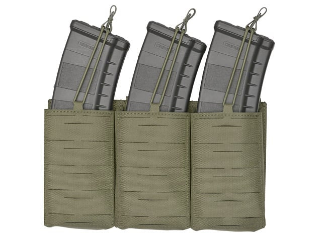 Pannello tattico laser-cut con 3 tasche AR15 Ranger Green di 8FIELDS