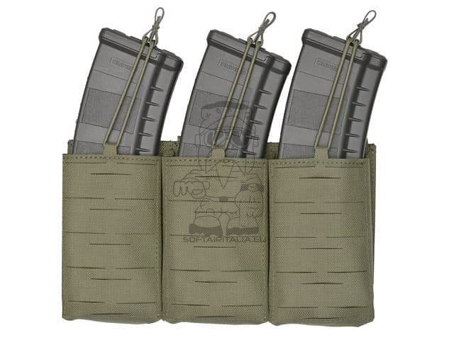 Pannello tattico laser-cut con 3 tasche AR15 Ranger Green di 8FIELDS