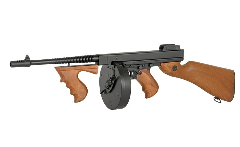 Replica di mitragliatrice Thompson CM.051 nera di CYMA