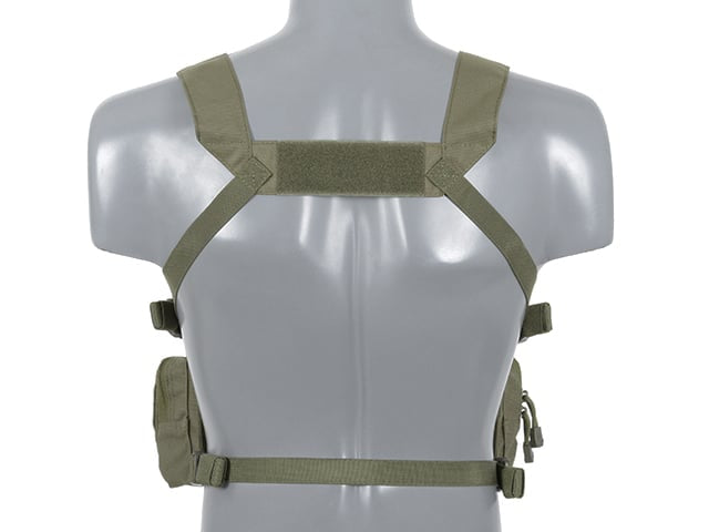 Chest Rig Recce/Sniper con fibbie verde Ranger di 8FIELDS