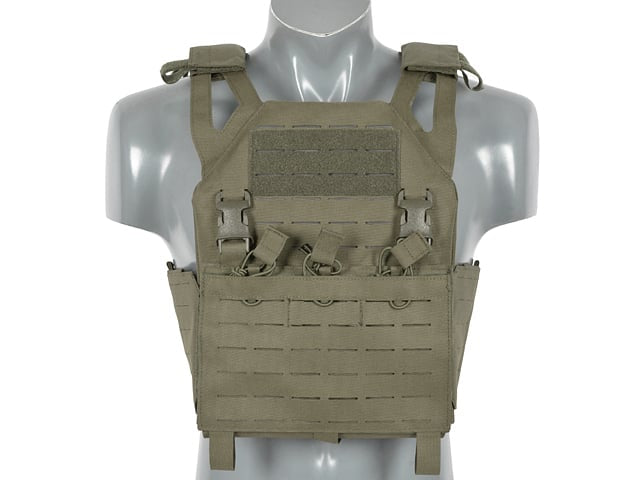 Plate Carrier Operativo Laser-Cut “Buckle Up” Ranger Green di 8FIELDS