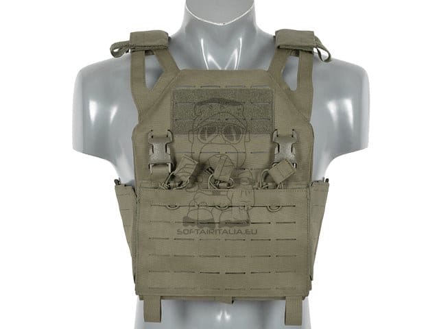 Plate Carrier Operativo Laser-Cut “Buckle Up” Ranger Green di 8FIELDS