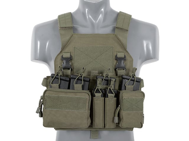 Chest Rig Recce/Sniper con fibbie verde Ranger di 8FIELDS