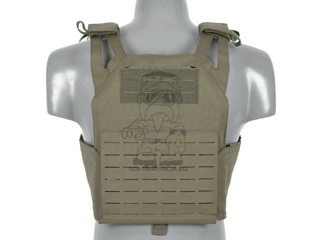 Plate Carrier Operativo Laser-Cut “Buckle Up” Ranger Green di 8FIELDS