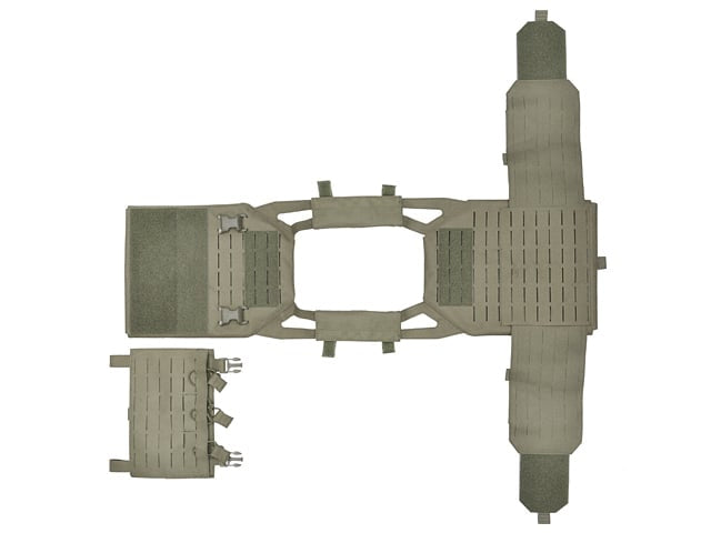 Plate Carrier Operativo Laser-Cut “Buckle Up” Ranger Green di 8FIELDS