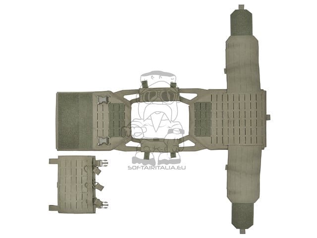 Plate Carrier Operativo Laser-Cut “Buckle Up” Ranger Green di 8FIELDS