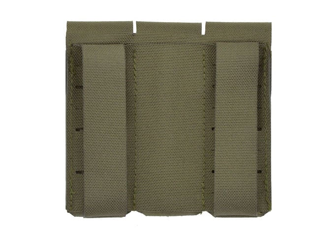 Tasca tripla porta caricatore pistola Laser-Cut con patta Ranger Green di 8FIELDS