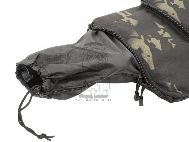 Custodia per fucile 100cm Multicamo Nero di 8FIELDS