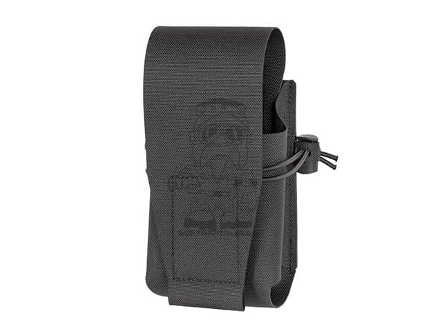 Tasca portacaricatore DMR 417 / SR25 doppia, taglio laser nera di 8FIELDS