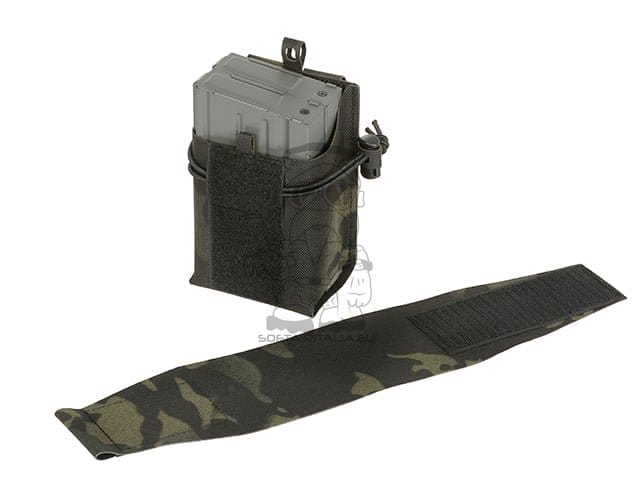 Pouch portacaricatore DMR 417 / SR25, taglio laser - Multicamo Black di 8FIELDS