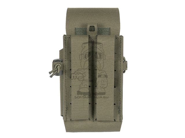 Tasca portacaricatore doppia DMR 417 / SR25 taglio laser Ranger Green di 8FIELDS