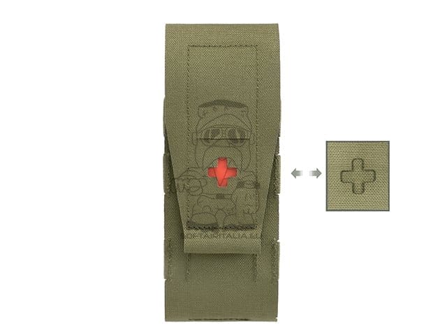 Inserto pannello medico taglio laser per tasca AR verde oliva di 8FIELDS