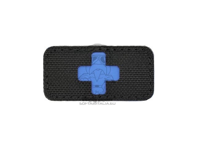Patch Croce Medica Taglio Laser Blu di 8FIELDS