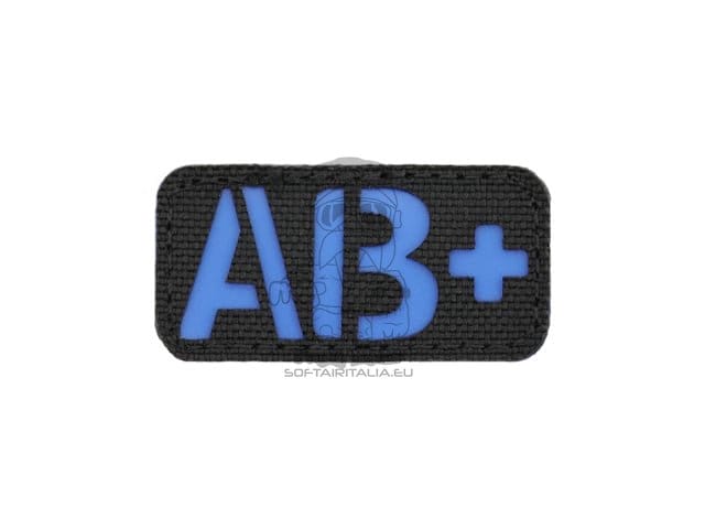 Patch gruppo sanguigno AB+ tagliata al laser blu di 8FIELDS