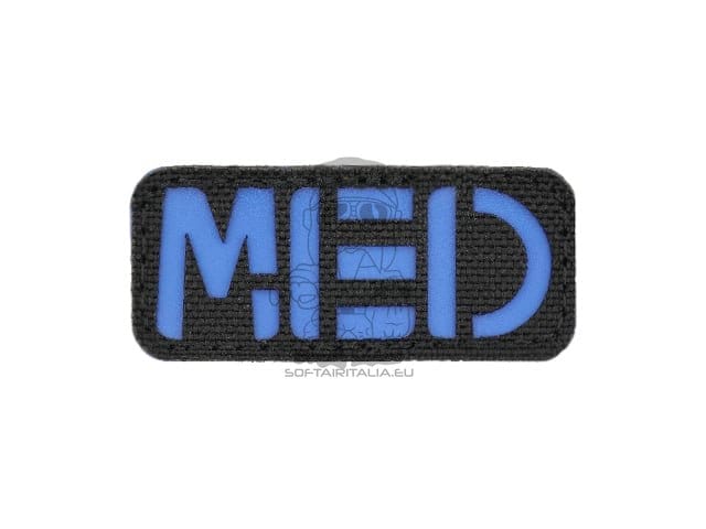 Patch MED tagliata al laser blu di 8FIELDS