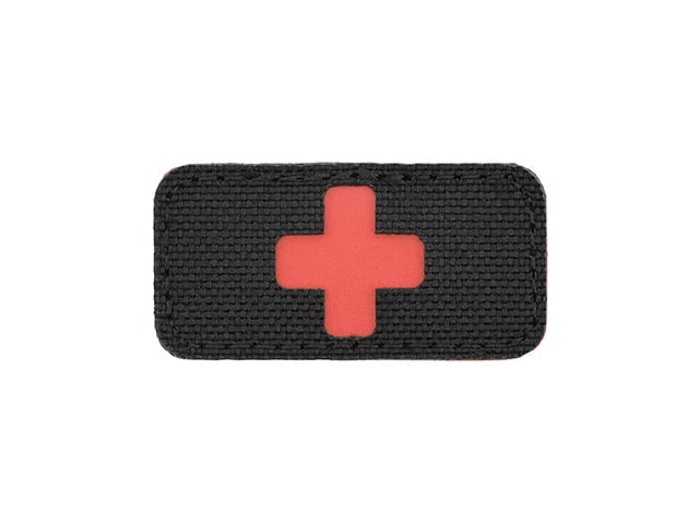Patch Croce Medica Taglio Laser Rossa di 8FIELDS