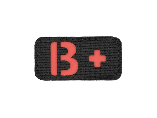 Patch tattica tipo sanguigno B+ taglio laser rossa di 8FIELDS