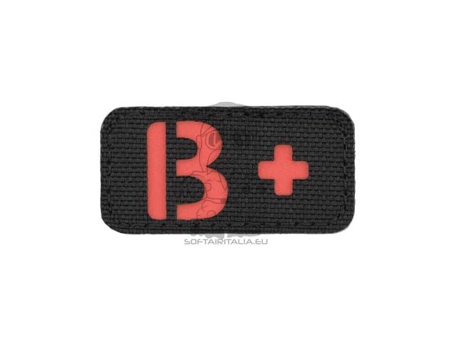 Patch tattica tipo sanguigno B+ taglio laser rossa di 8FIELDS