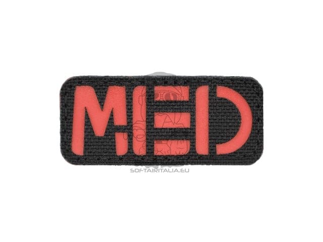 Patch MED Laser Cut rossa di 8FIELDS