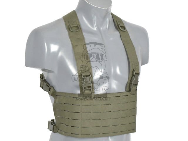 Chest rig laser-cut Ranger Green di 8FIELDS