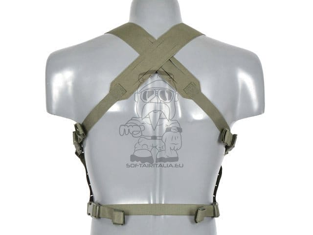 Chest rig laser-cut Ranger Green di 8FIELDS