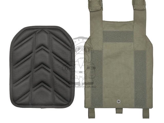 Gilet tattico Plate Carrier Buckle-Up con porta caricatori AR15/AK Ranger Green di 8FIELDS