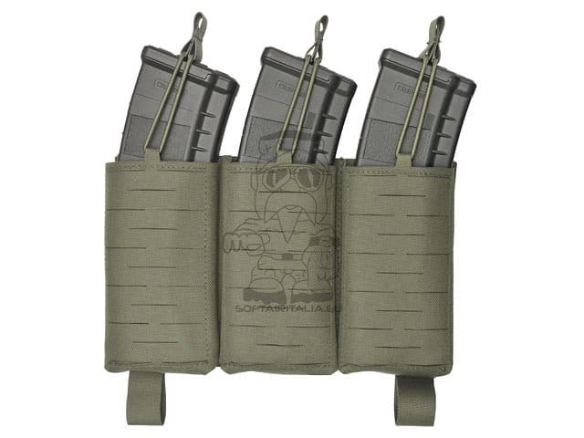 Pannello Buckle Up tagliato al laser per 3 caricatori AR15/AK Ranger Green di 8FIELDS