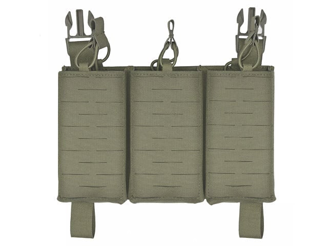 Pannello Buckle Up tagliato al laser per 3 caricatori AR15/AK Ranger Green di 8FIELDS