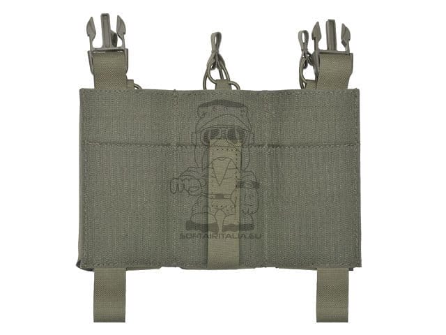 Pannello Buckle Up tagliato al laser per 3 caricatori AR15/AK Ranger Green di 8FIELDS