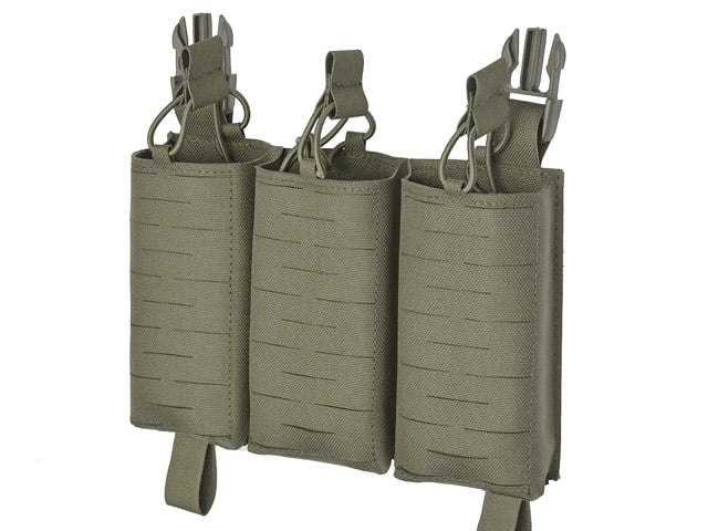 Pannello Buckle Up tagliato al laser per 3 caricatori AR15/AK Ranger Green di 8FIELDS
