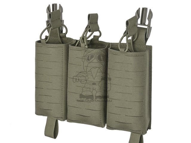 Pannello Buckle Up tagliato al laser per 3 caricatori AR15/AK Ranger Green di 8FIELDS