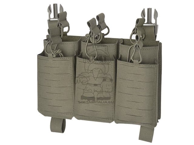 Pannello Buckle Up taglio laser per 6 caricatori AR15 / AK Ranger Green di 8FIELDS