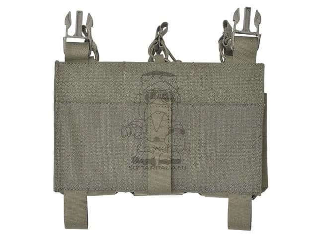 Pannello Buckle Up taglio laser per 6 caricatori AR15 / AK Ranger Green di 8FIELDS