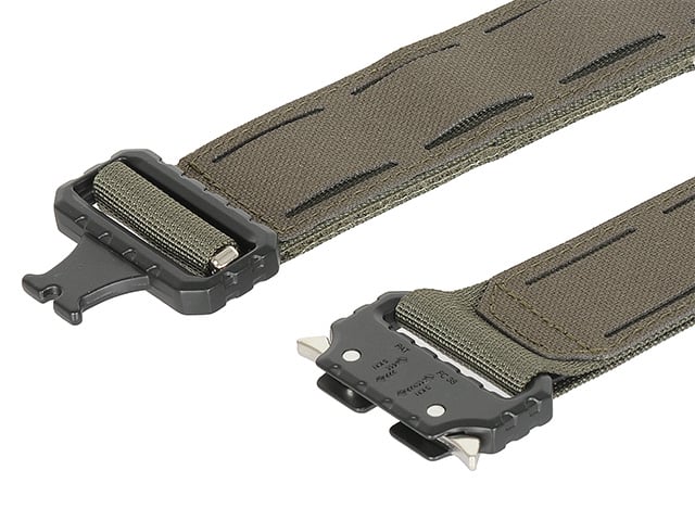 Cintura minimalista EDC Laser-Cut M Ranger Green di 8FIELDS